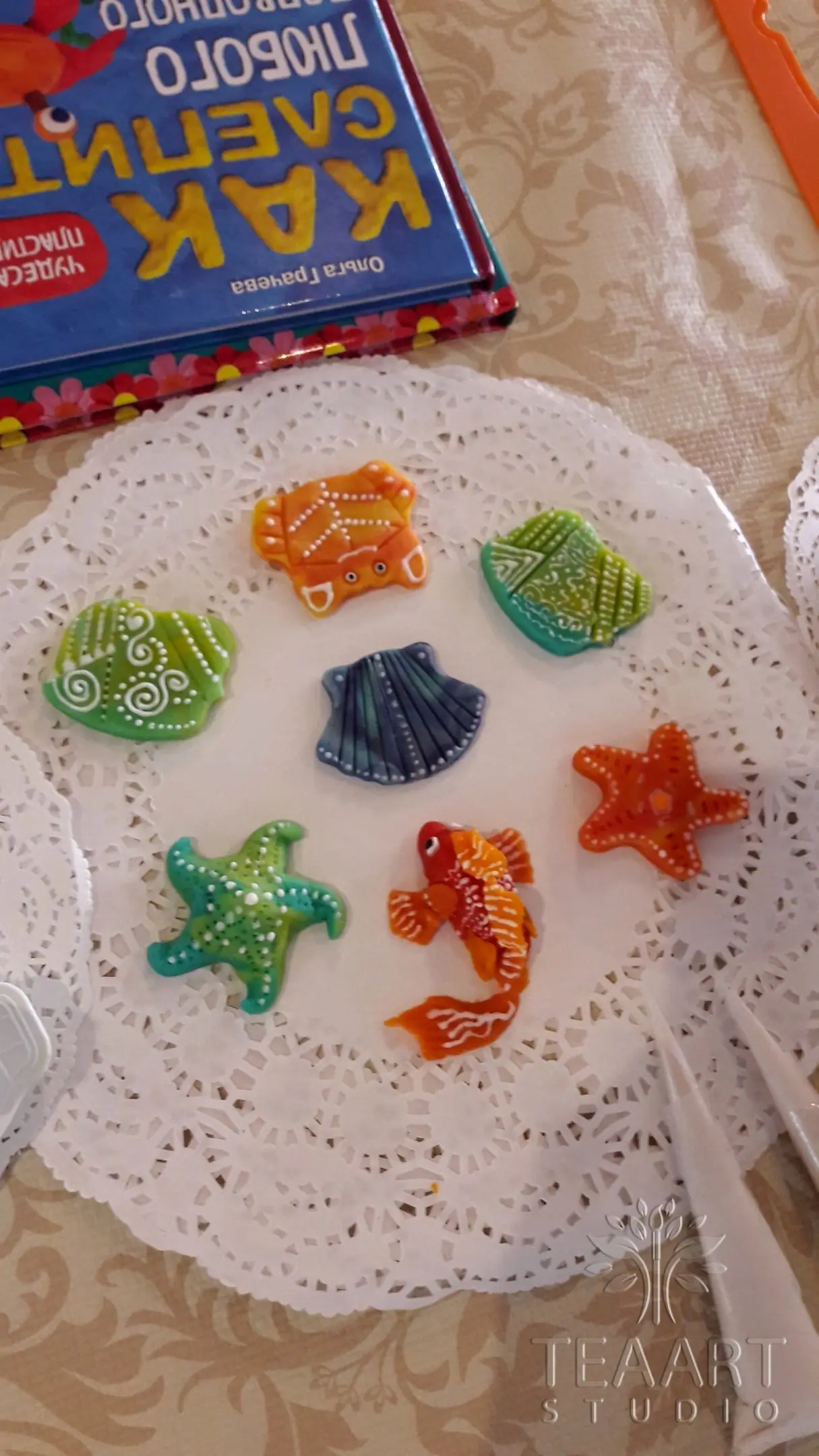 Лепка из марципана