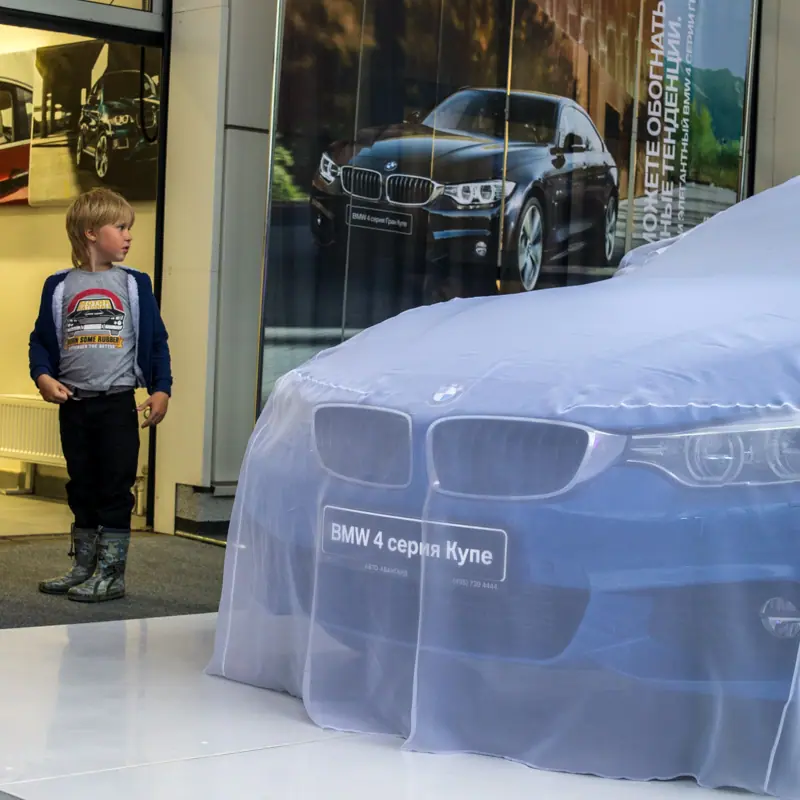 Мастер-класс «Арома-саше» на презентации в автосалоне BMW