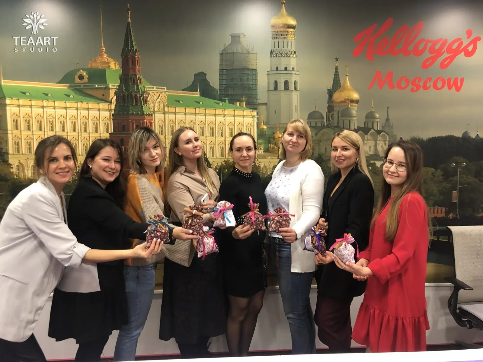 Мастер-класс по созданию арома-саше для компании Kellogg’s